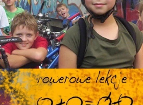 Powiększ obraz: plakat -rowerowe lekcje
